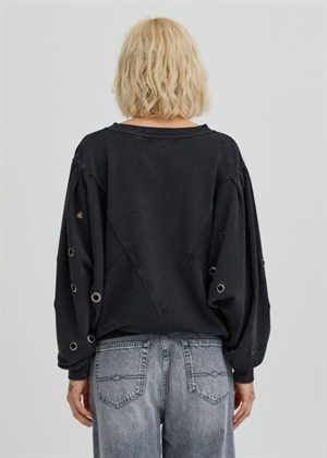 Angela eyelet sweat Sort Ball Original 